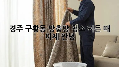 경주 구황동 방충망 청소🧹✨ 찌든 때, 이제 안녕!